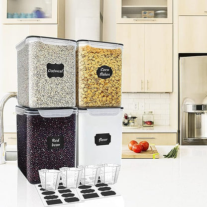 VERONES Large Tall Airtight Food Storage Containers, 10 PACK Plastic Airtight - Image 7