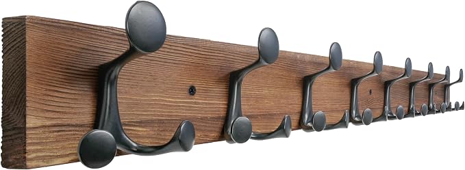 SKOLOO 43-Inch Wood Coat Rack Wall Mount by SKOLOO