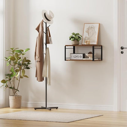 Floating Nightstand, Wood Bedside Shelf Wall Mounted Nightstand, Floating - Image 7