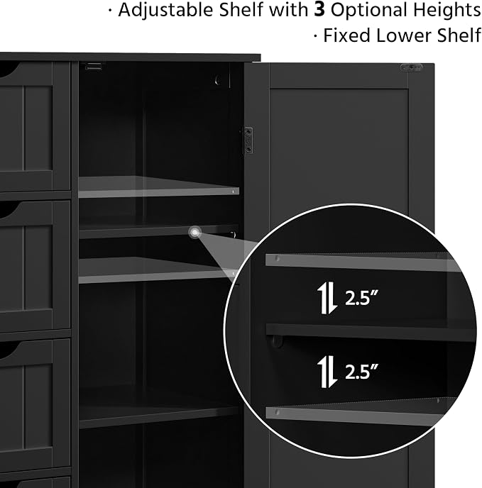 Yaheetech Bathroom Storage Cabinet - Image 7