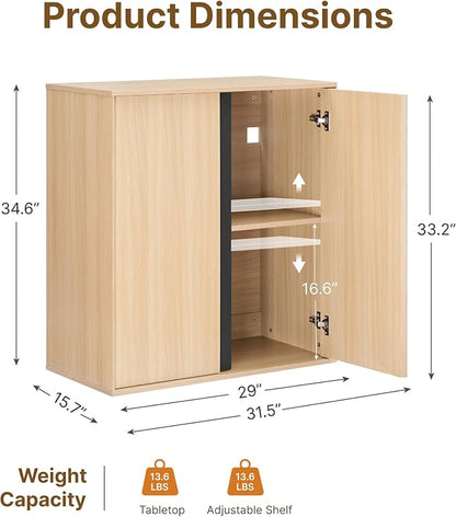 KISLOT 63" Sideboard Buffet Cabinet - Image 2