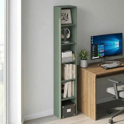 Furinno LUDER Book Shelf, 6-Tier Tall Modern Bookshelf, Bookcase - Image 2