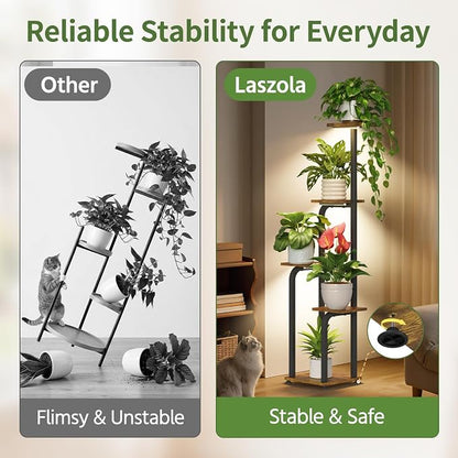 LASZOLA 5 Tiered Plant Stand Tall - Image 6