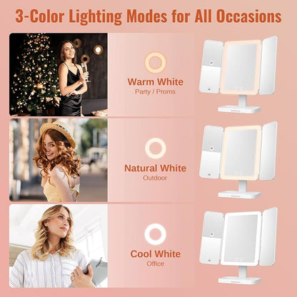 EASEHOLD Lighted Makeup Mirror - Image 3