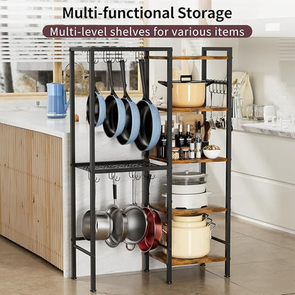 5-Tier Pot and Pan Organizer Rack - Image 3
