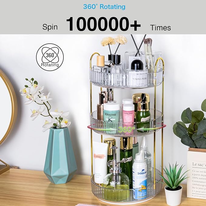 360 Rotating Makeup Organizer - Image 5