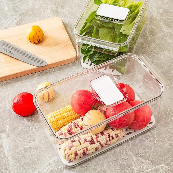 SANNO Produce Saver Refrigerator Organizer Bins - Image 4