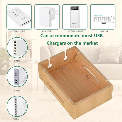 Bamboo Charging Stations for Multi Devices - Image 7