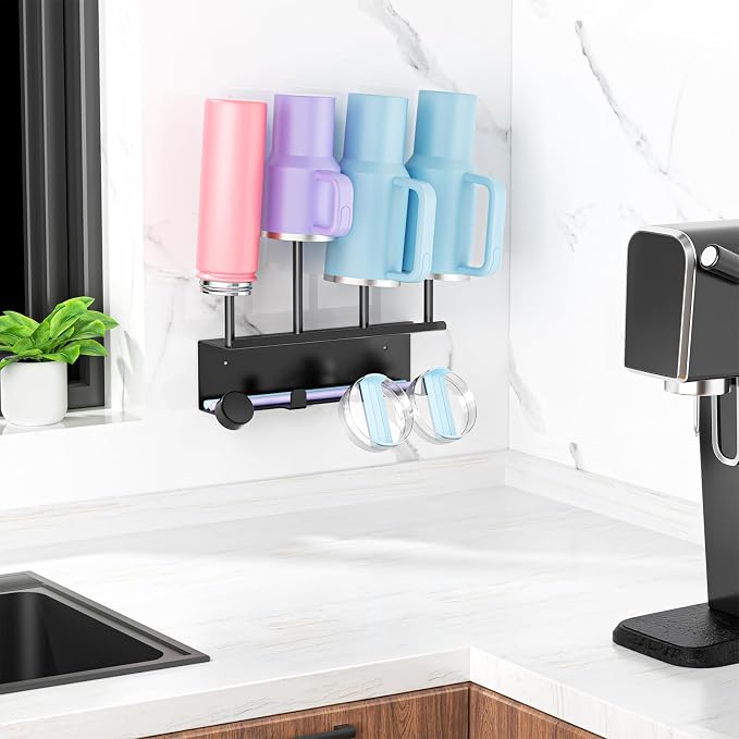 Wall Mounted Water Bottle Drying Rack - Image 2