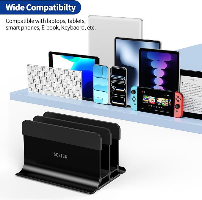 BESIGN LS13 Vertical Laptop Stand Holder - Image 3