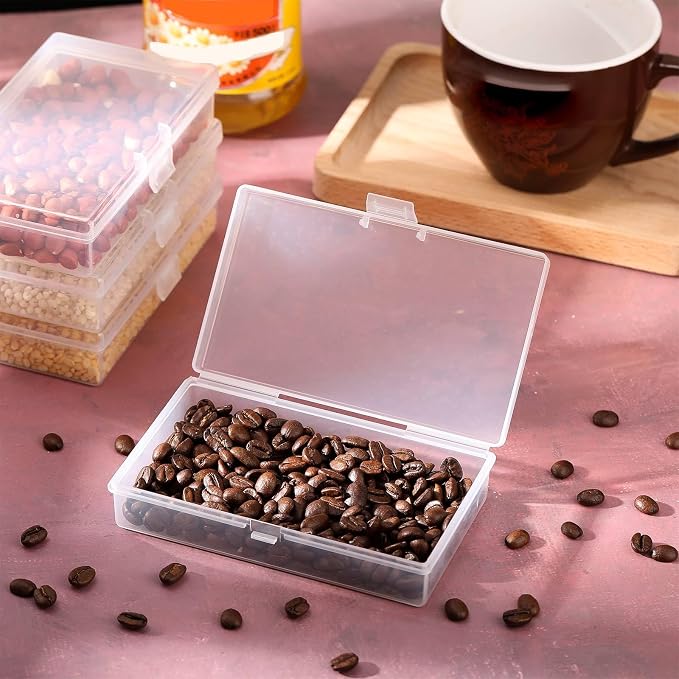 Jetec 18 Pieces Mini Plastic Clear Beads Storage Containers Box - Image 6