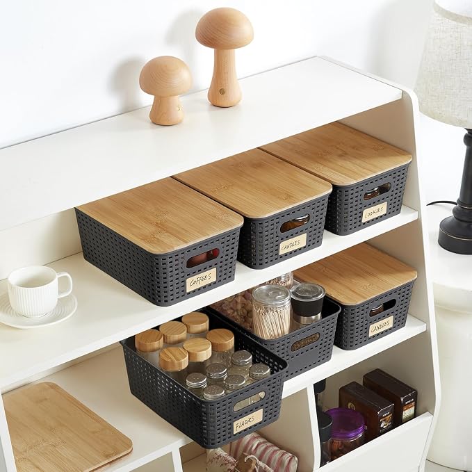 Bagnizer Small Plastic Storage Bins - Image 5