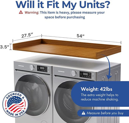 OfficeSimpli Washer Dryer Countertop, Made in USA, Non-Slip Pads, Easy Clean - Image 2