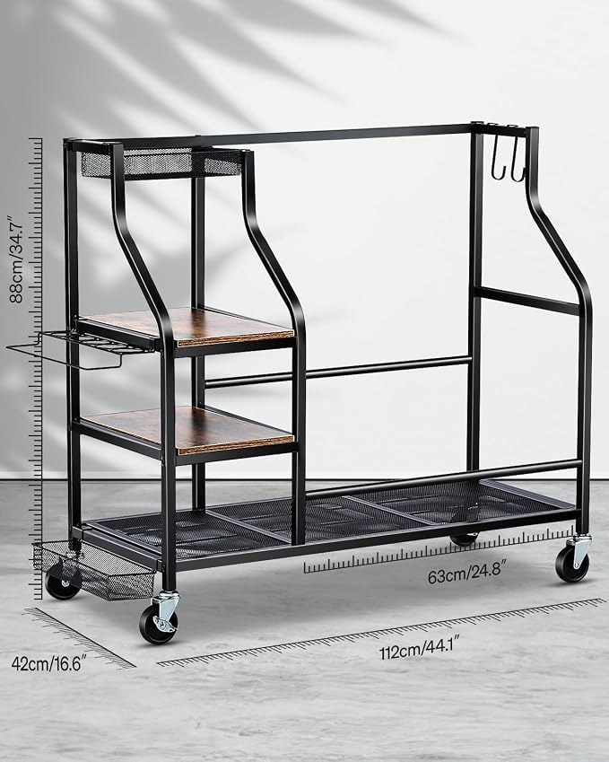 Golf Bags Storage Garage Organizer- Golf Bag Stand - Image 6