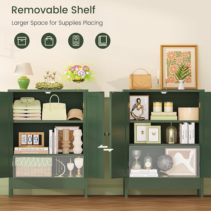 Iwell Bathroom Cabinet, Bathroom Storage Cabinet - Image 5