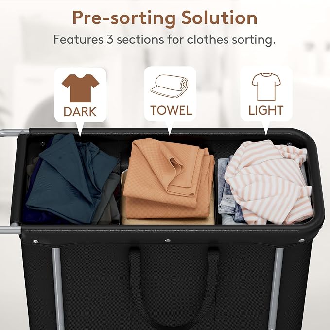 Lifewit 200L Large Laundry Basket - Image 4