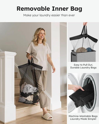 SOLEDI Slim Laundry Hamper - Image 3