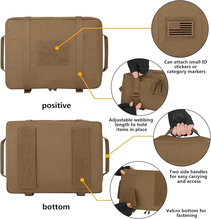 PETAC GEAR 4 PCS Tactical Modular Packing Cubes - Image 6