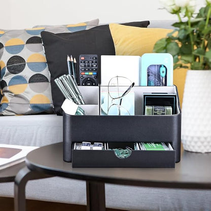 KINGFOM Desk Organizer with Drawer, Desk Organizer and Accessories 5 - Image 8