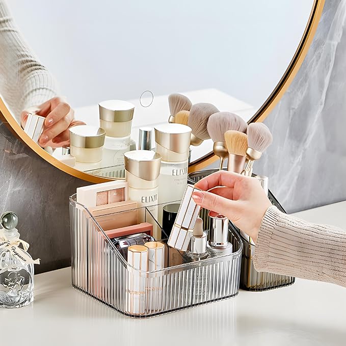 Clear Makeup Brush Holder & Organizer - Image 6