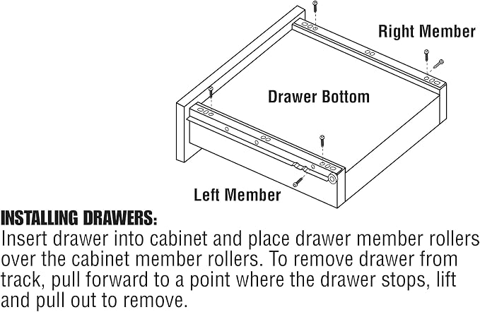 Prime-Line MP7211 Drawer Slide Kit – Replace Drawer Track Hardware – - Image 6