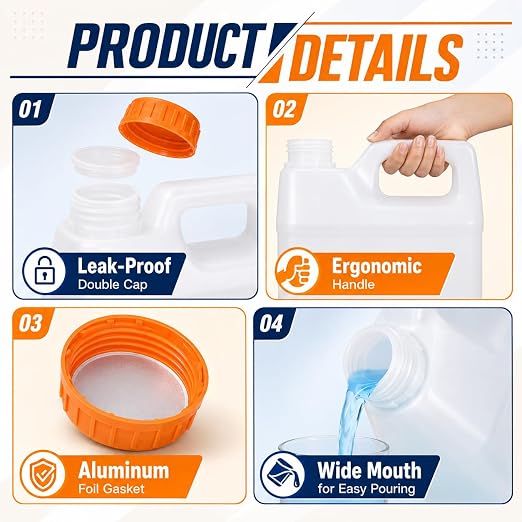 METAPACK 2 Pack 1.25 Gallon Water Jug - Image 4