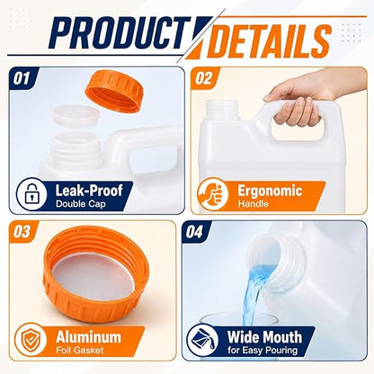 METAPACK 2 Pack 1.25 Gallon Water Jug - Image 4
