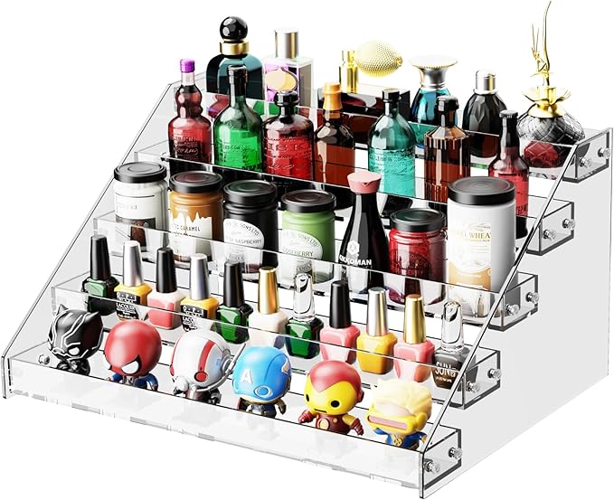 Acrylic Display Shelf, Risers Display Stands, Perfume Organizer, Cupcake Stand by HUITAI
