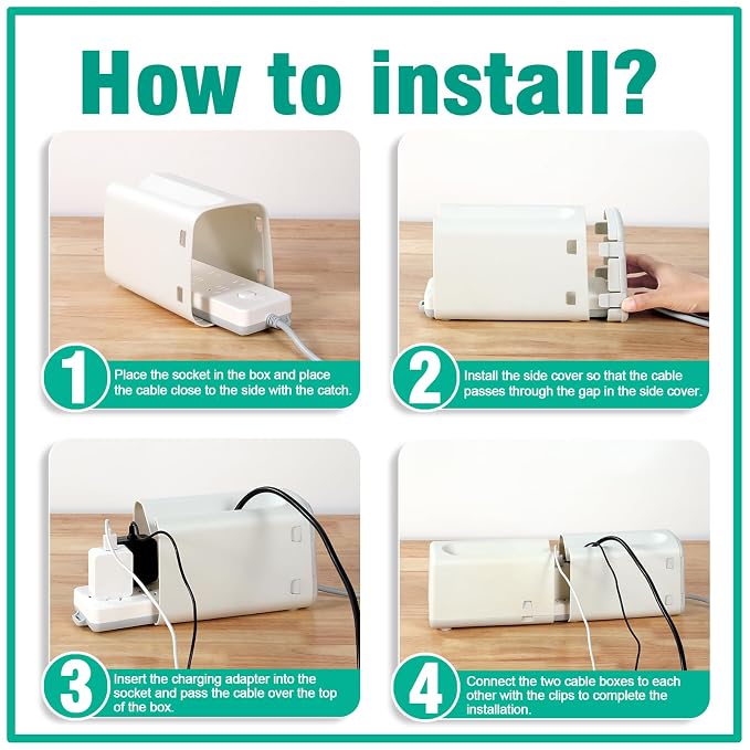 Improved Power Strip Cover Box 丨Outlet Covers Baby Proofing丨Baby Safety - Image 5