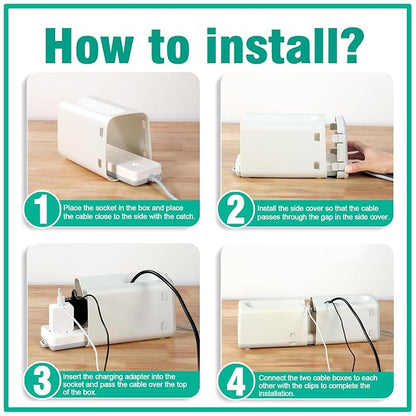 Improved Power Strip Cover Box 丨Outlet Covers Baby Proofing丨Baby Safety - Image 5