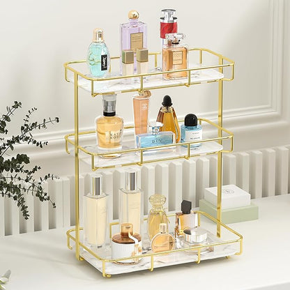 Bathroom Organizer Countertop Perfume Organizer Makeup Organizer Cosmetics by Dobbyby
