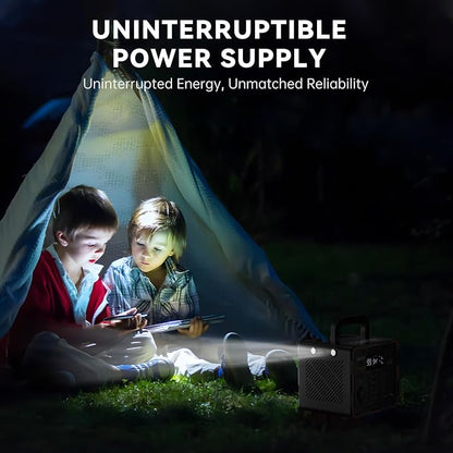 300W Portable Power Station, Solar Generator 259Wh, 000mAh LiFePO4 Battery - Image 9