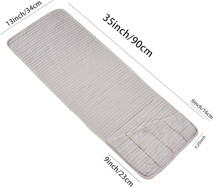 Brilliant Sunshine Premium Beige Sofa Armrest 5 Pockets Organizer, Couch - Image 2