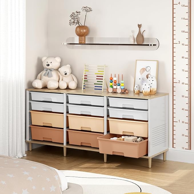 TOOLF 12 Drawers Storage Cabinet - Image 7