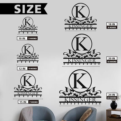 Personalized Key Holder Wall Mount - Image 6