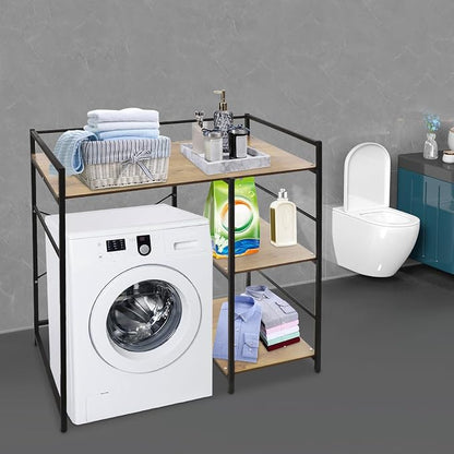 3 Tier Washing Machine Shelf, Over The Washer and Dryer Storage Shelves Space - Image 7