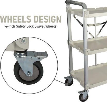 Olympia Tools 89-355 Pack N Roll Collapsible Service Cart, 300LB Capacity - Image 6