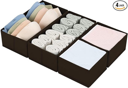 DIMJ Drawer Organizer Clothes, Underwear Drawer Organizer, Fabric Drawer by DiMJ