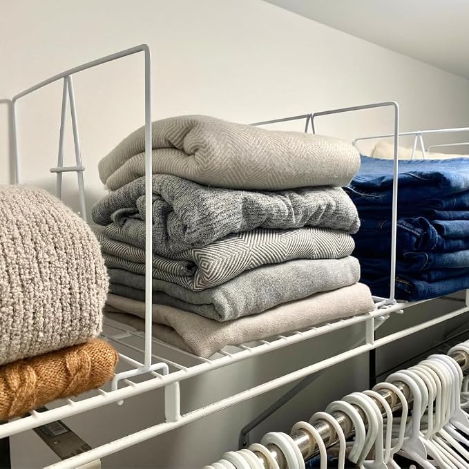 Evelots Wire Shelf Dividers - Image 7