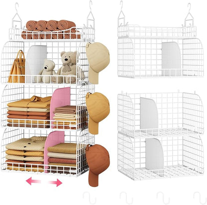 SWTYMIKI Hanging Closet Organizer Storage by SwtyMiki-TidyHomeSweetLife