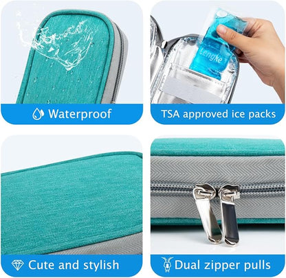 YOUSHARES Insulin Cooler Travel Case TSA Approved Medication Diabetic Supplies - Image 5