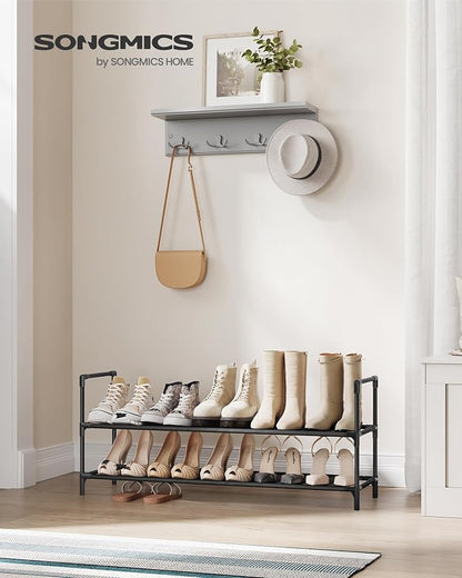 SONGMICS 2-Tier Shoe Rack, Shoe Storage - Image 2