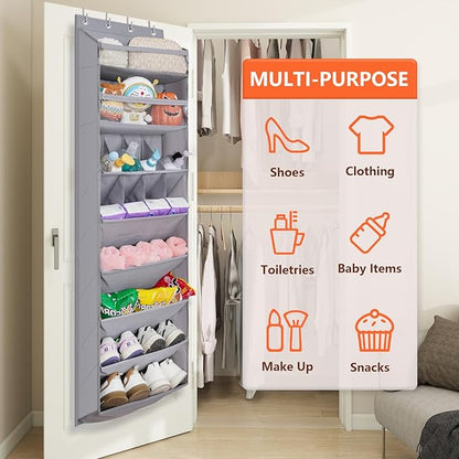 FENTEC 1 Pack Over The Door Shoe Organizer, 8 Shelves Shoe Rack - Image 5