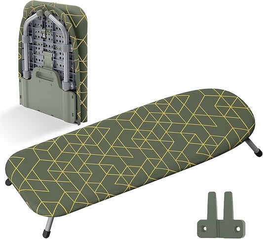 Xabitat Foldable Tabletop Ironing Board, foldable frame, heat-resistant cover by Xabitat