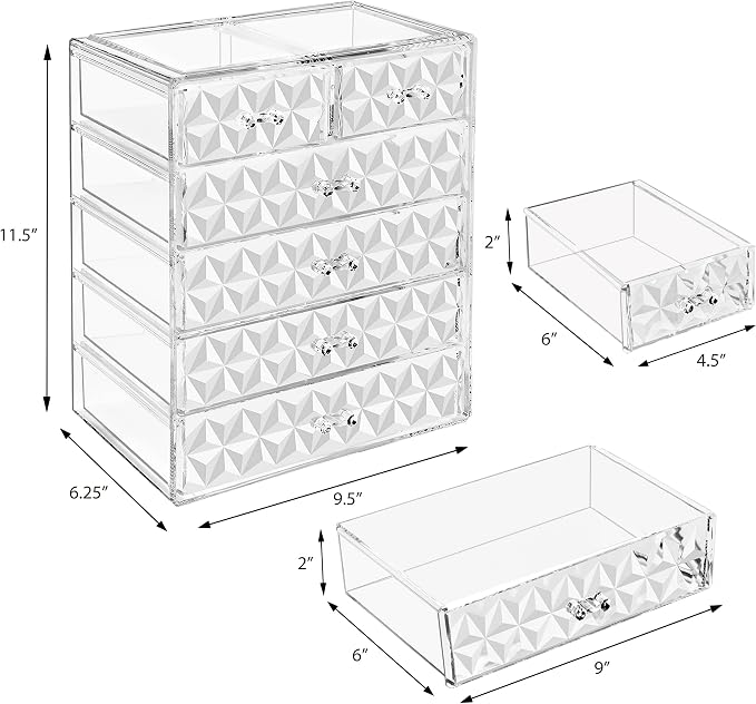 Sorbus Acrylic Makeup Organizer - Image 3