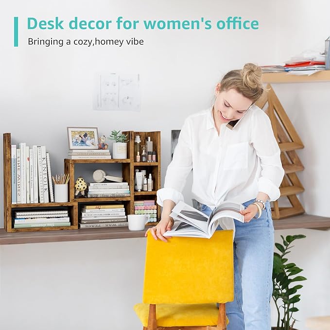 NUTIKAS Desk Shelves Desktop Organizer Shlef - Image 6