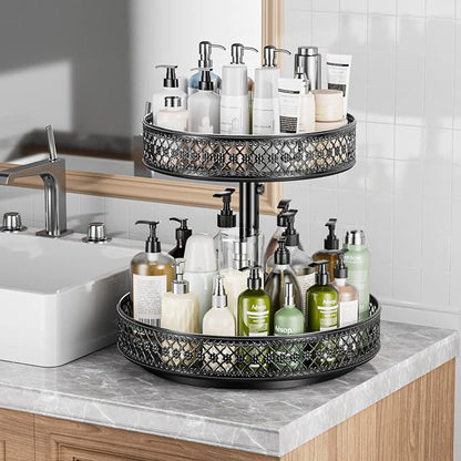 Lazy Susan Organizer 2 Tier - Image 7