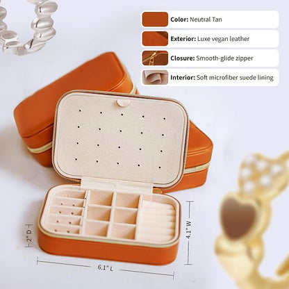 Small Travel Jewelry Box Organizer - Image 5