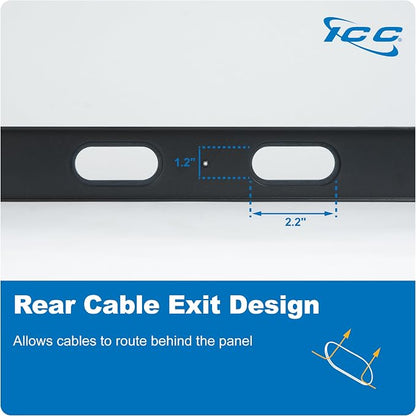 ICC 1U Finger Duct Cable Manager Panel - Image 9