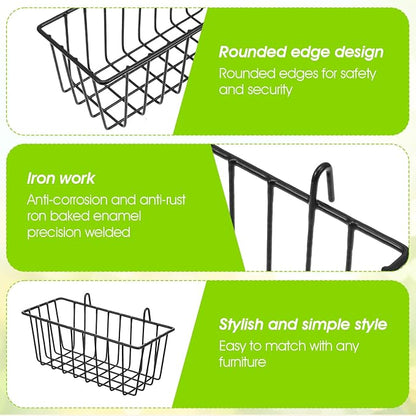 10 PCS Hanging Wire Baskets for Organizing - Image 3